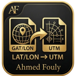 أيقونة محوّل الإحداثيات (ويب)