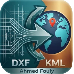 أيقونة DXF إلى KML (ويب)