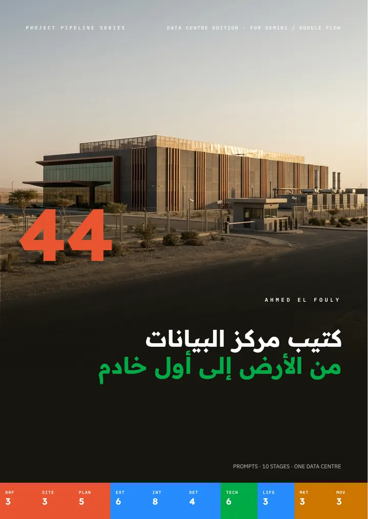 غلاف كتيب مركز بيانات