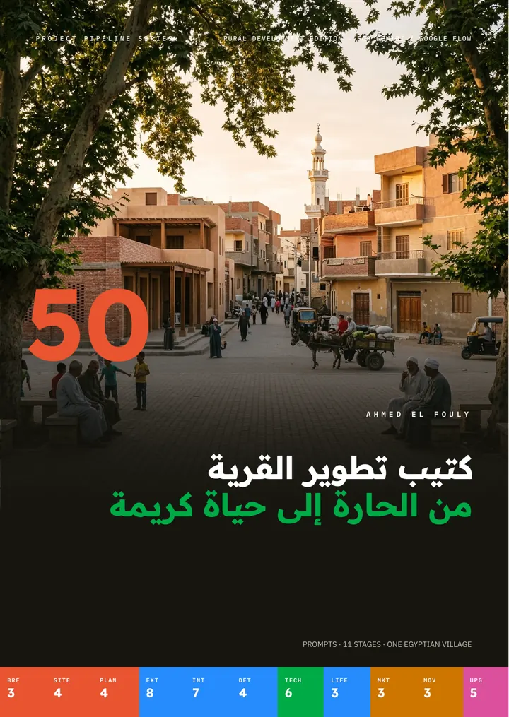 غلاف كتيب تطوير قرية (حياة كريمة)